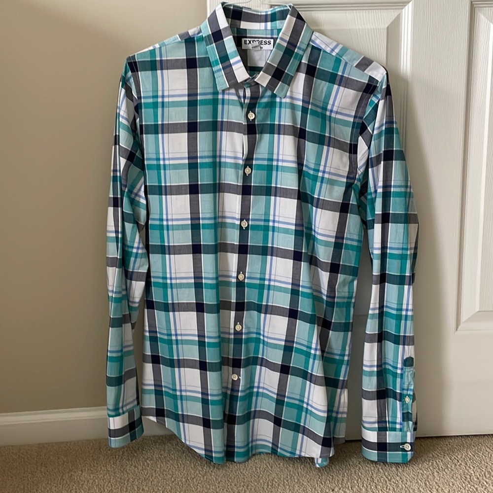 Express extra slim button down